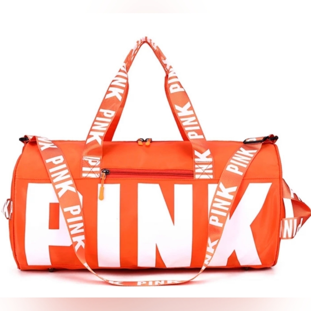 NWT VS PINK Duffle Bag Orange